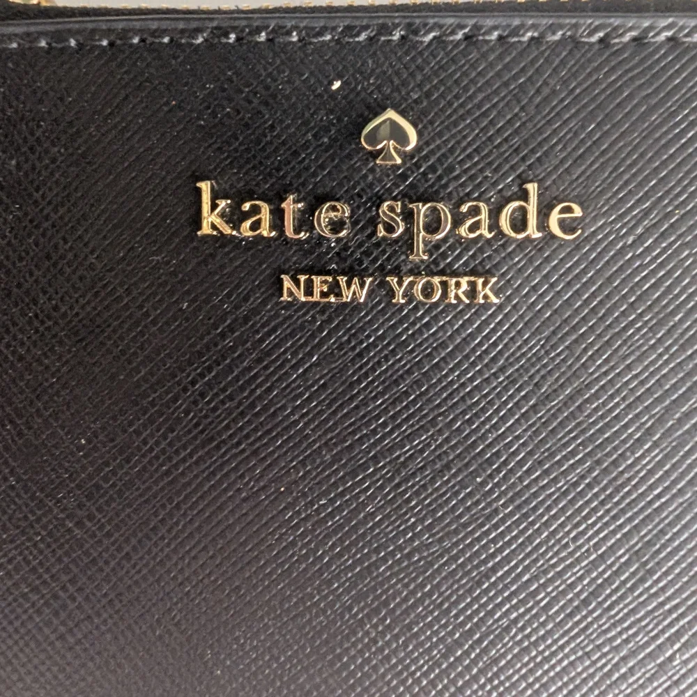 Kate Spade Black Key Holder with Gold Accents